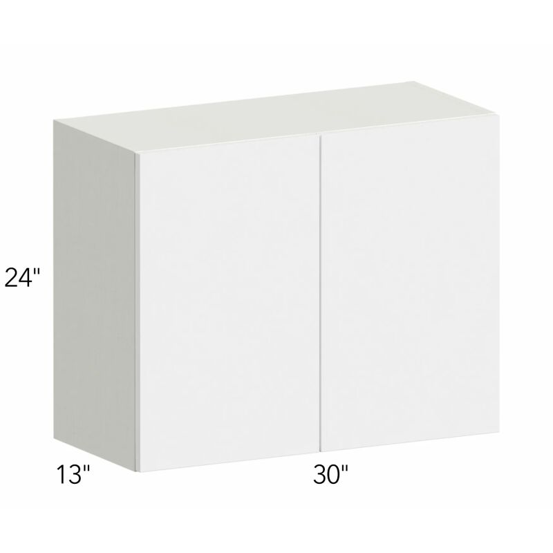 Illume® Catalina Bianco Matte 30"W x 24"H x 13"D Wall Cabinet (W3024)