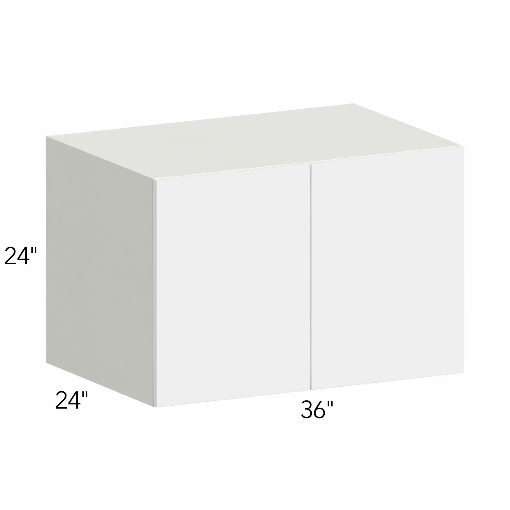 Illume® Tuscany Como Ash 2 36"W x 24"H x 24"D Wall Cabinet (W362424)
