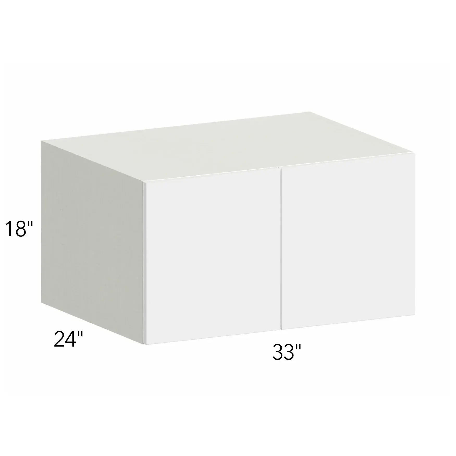 Illume® Tuscany Ida 2 33"W x 18"H x 24"D Wall Cabinet (W331824)