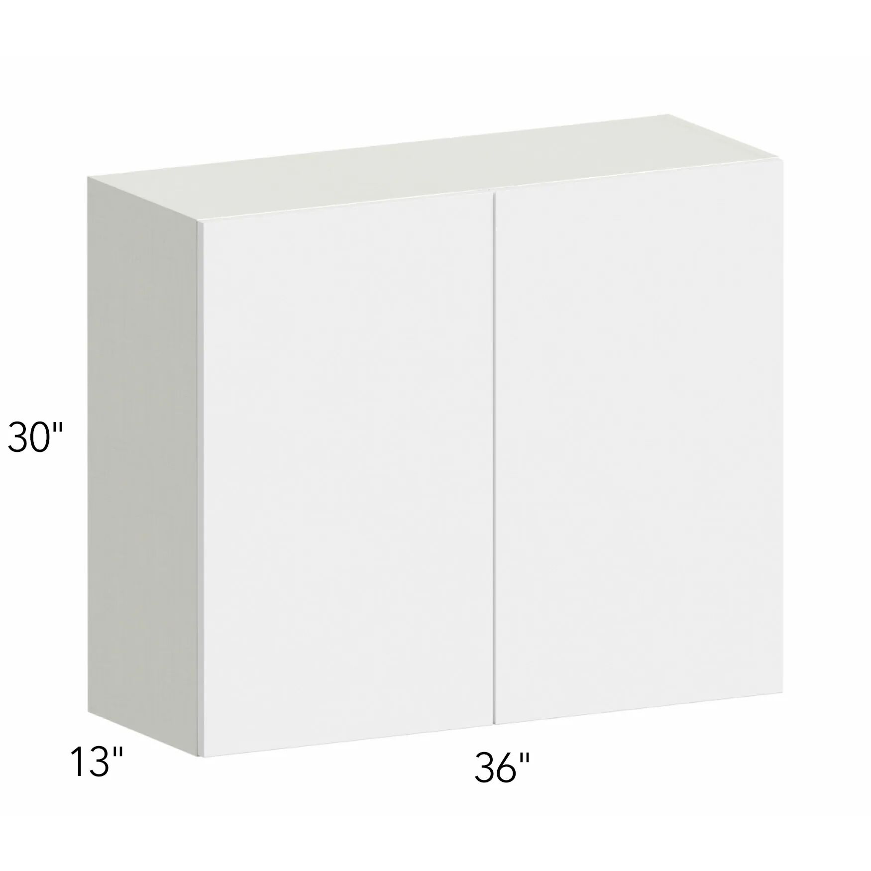 Illume® Tuscany Blanco 36"W x 30"H x 13"D Wall Cabinet (W3630)