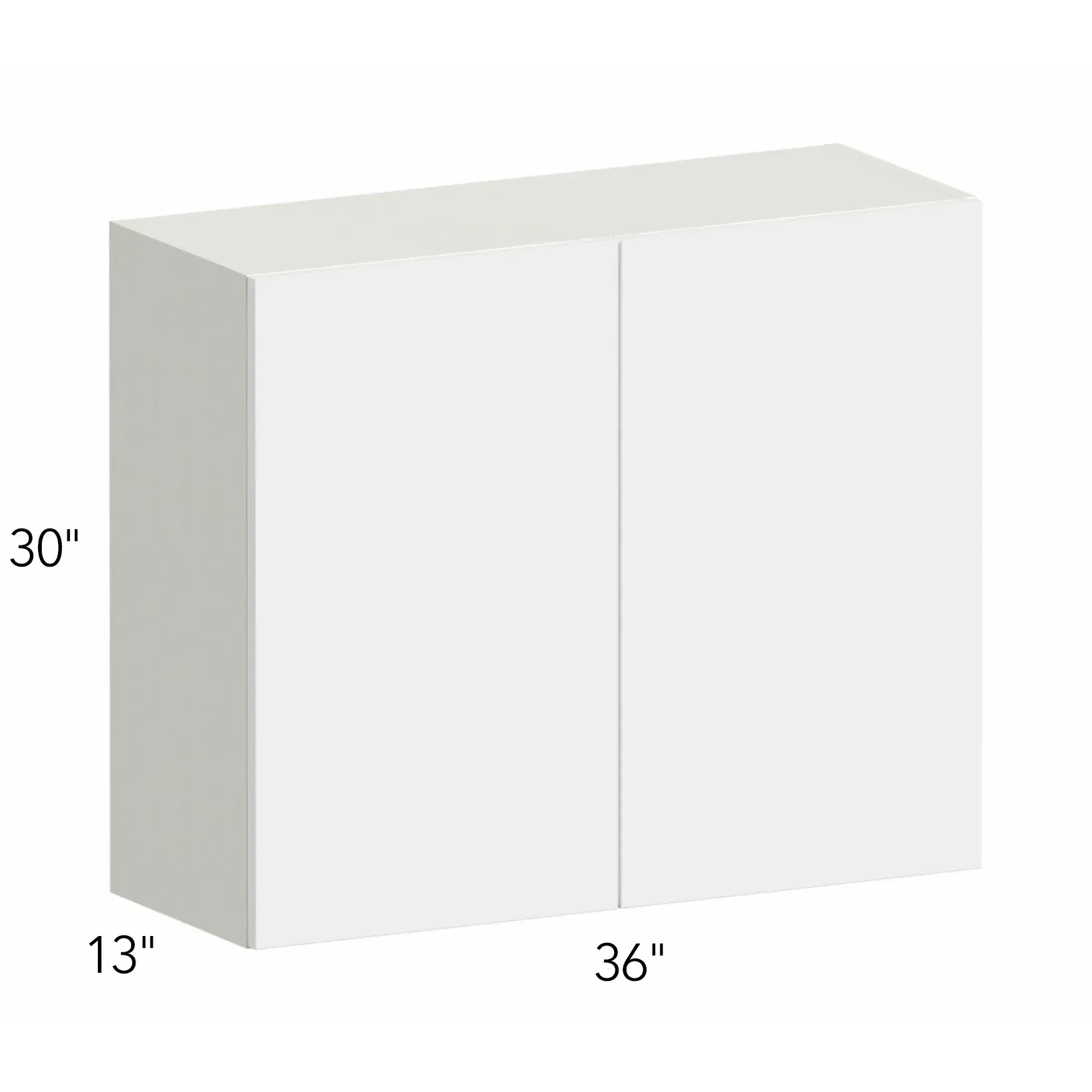 Illume® Tuscany Blanco 36"W x 30"H x 13"D Wall Cabinet (W3630)