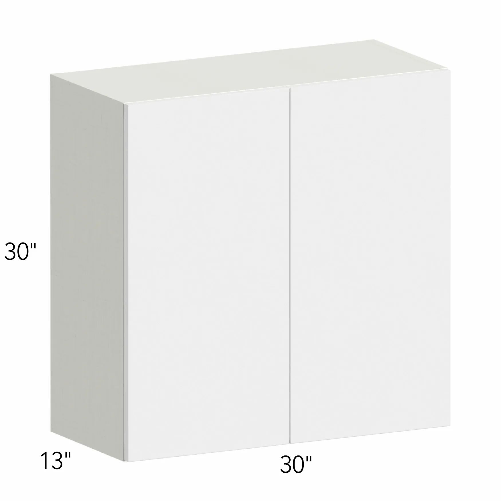 Illume® Tuscany Blanco 30"W x 30"H x 13"D Wall Cabinet (W3030)
