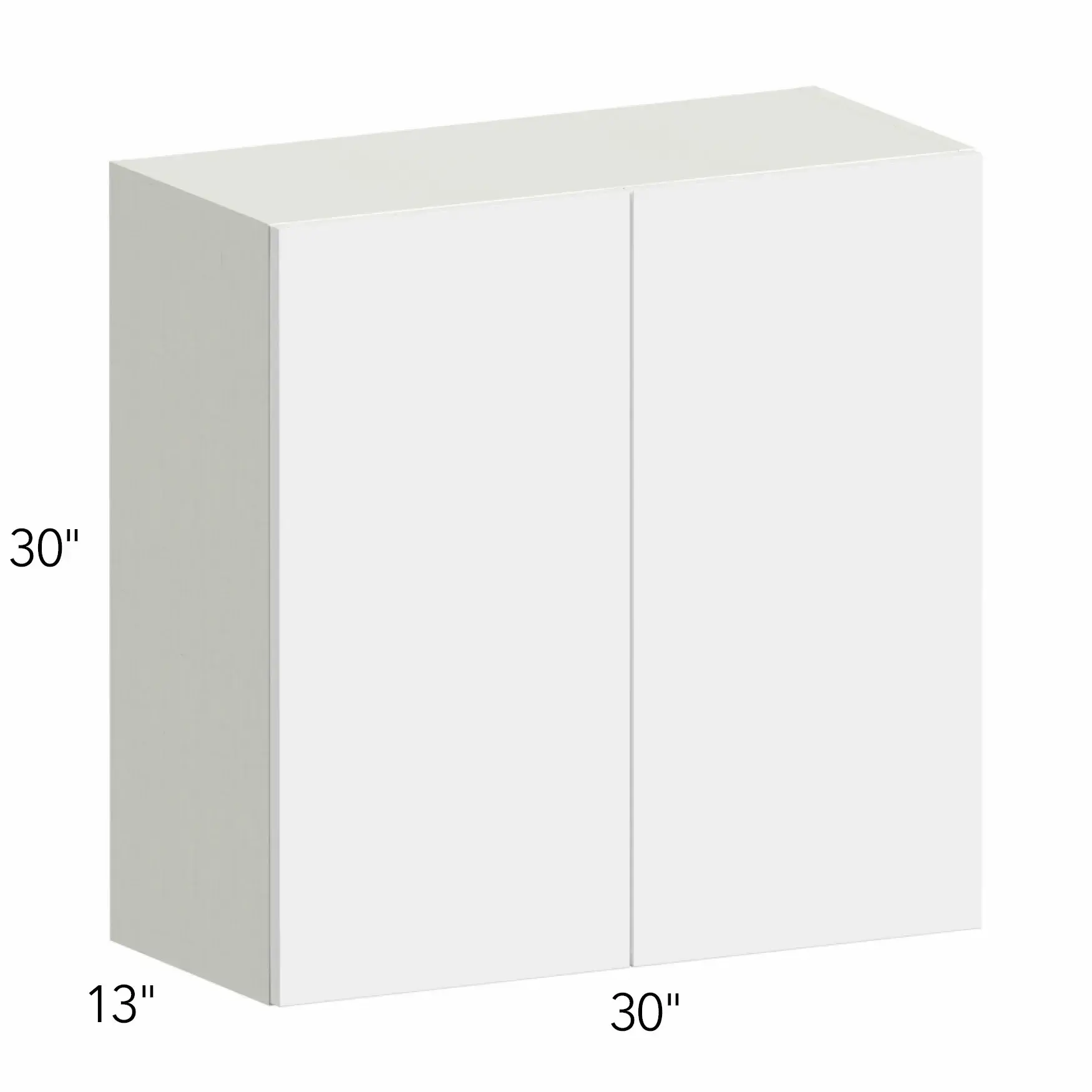 Illume® Tuscany Blanco 30"W x 30"H x 13"D Wall Cabinet (W3030)