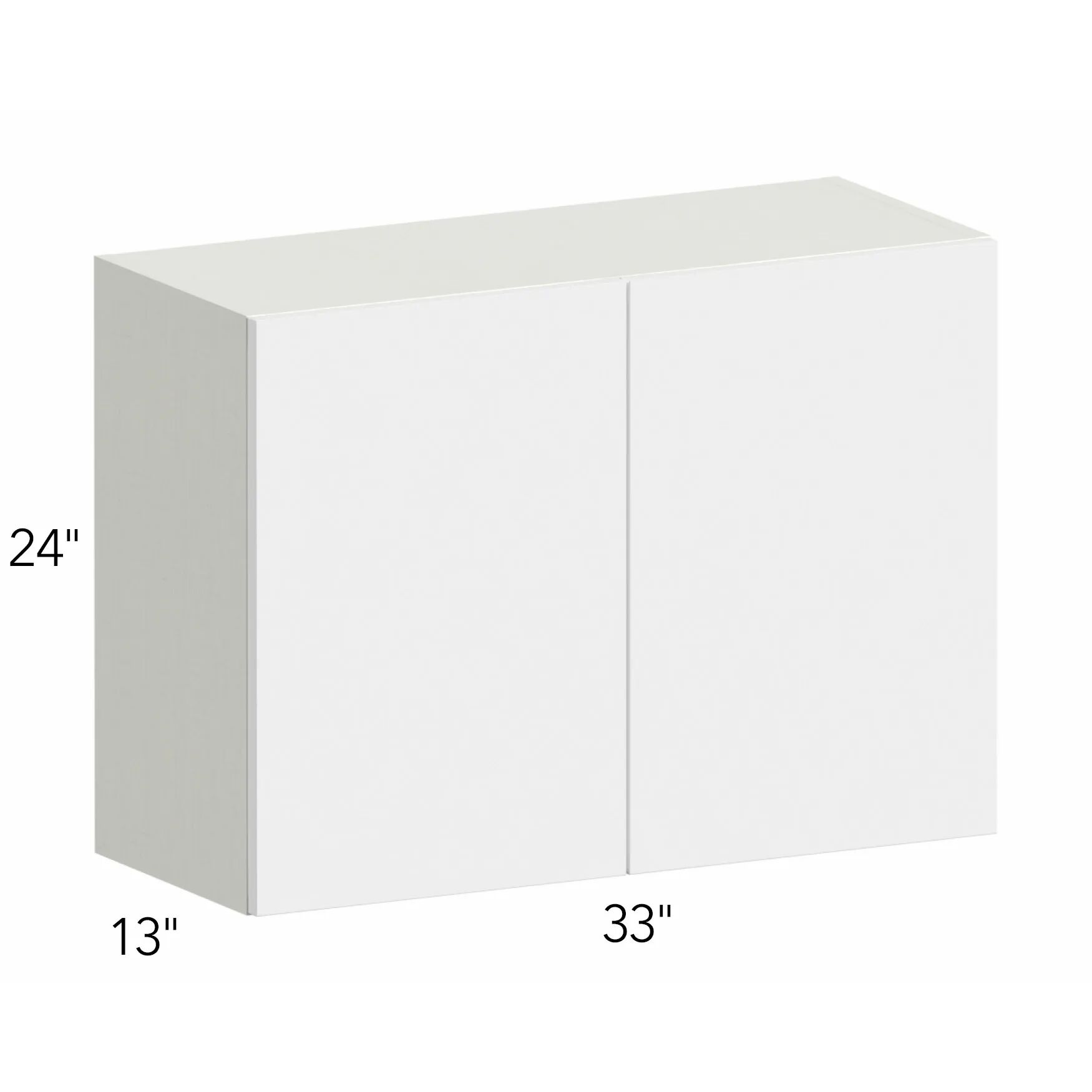 Ovela® Tuscany Blanco 33"W x 24"H x 13"D Wall Cabinet (W3324)