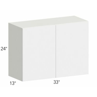 Ovela® Tuscany Blanco 33"W x 24"H x 13"D Wall Cabinet (W3324)