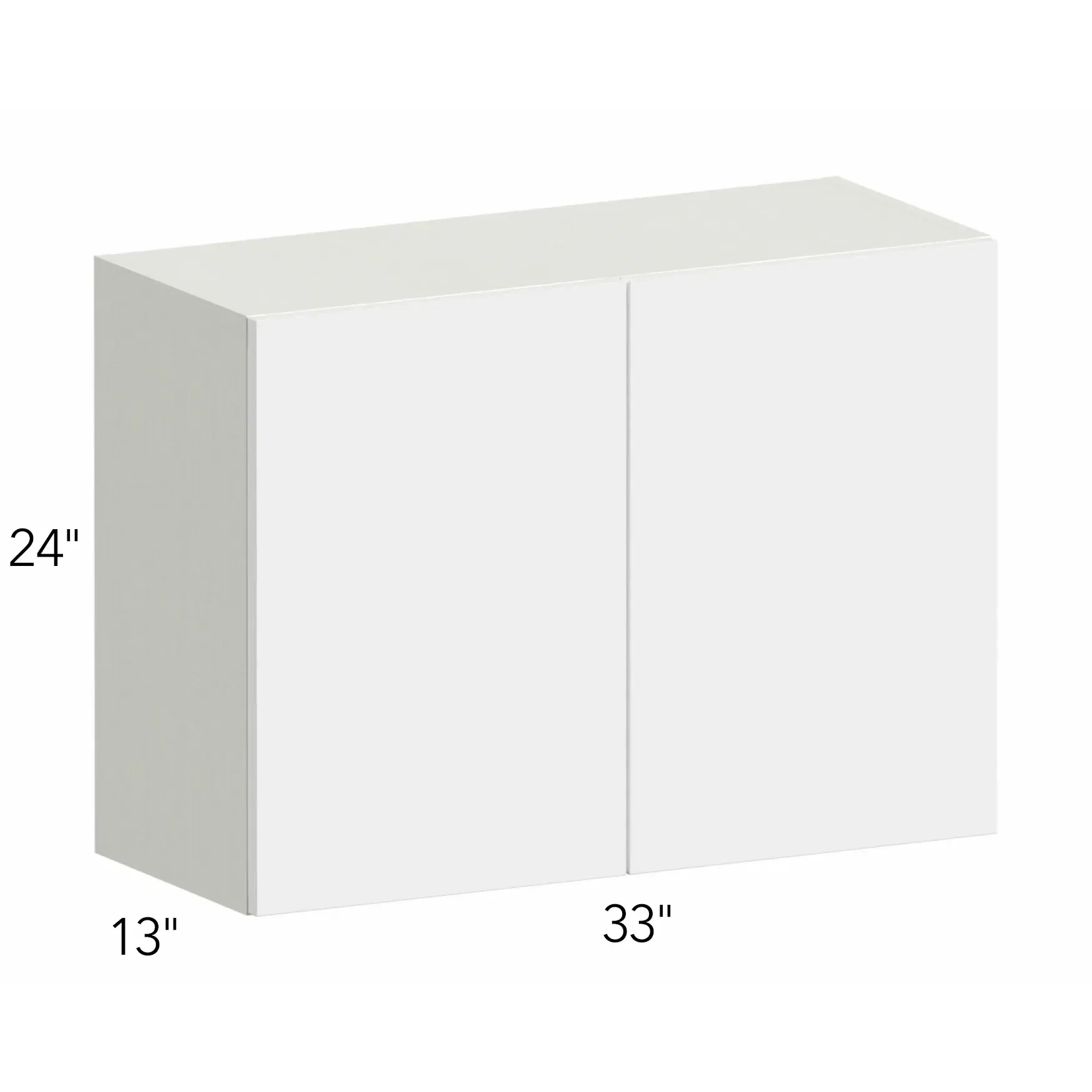 Ovela® Tuscany Blanco 33"W x 24"H x 13"D Wall Cabinet (W3324)