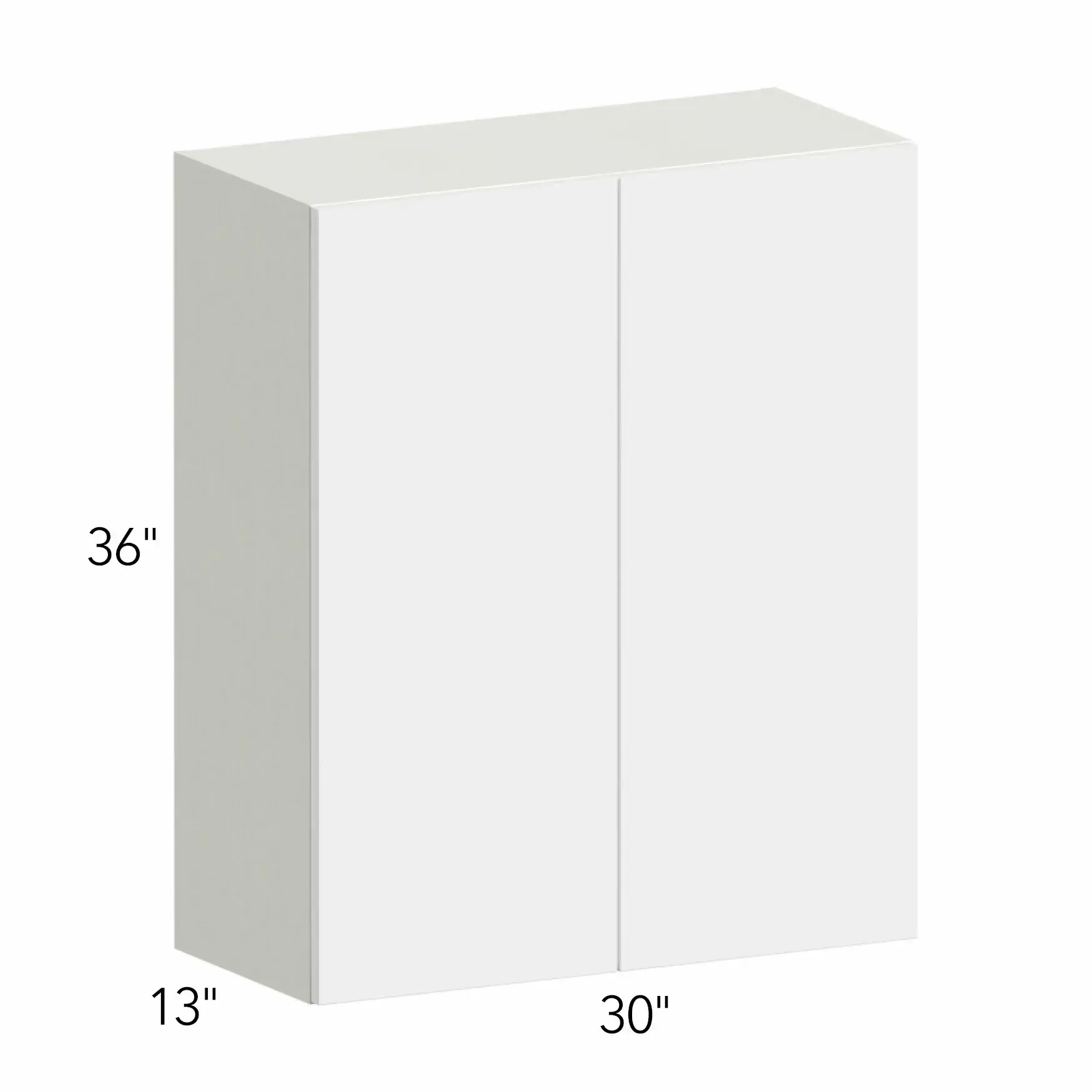 Ovela® Tuscany Ida 2 30"W x 36"H x 13"D Wall Cabinet (W3036)