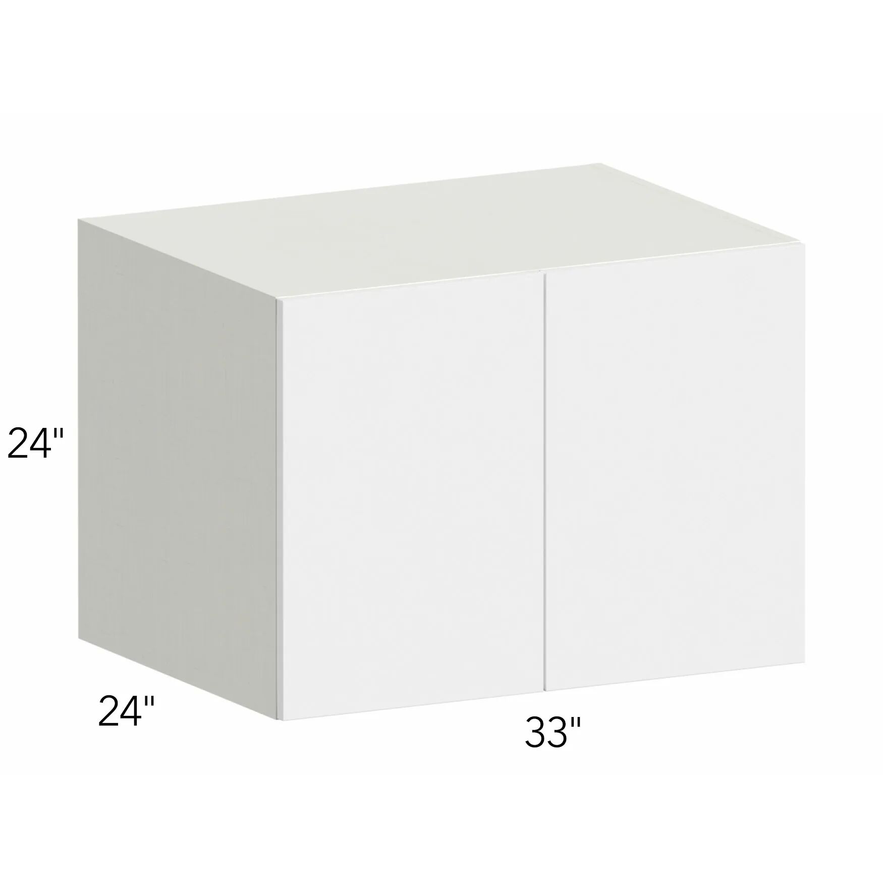 Ovela® Tuscany Ida 2 33"W x 24"H x 24"D Wall Cabinet (W332424)
