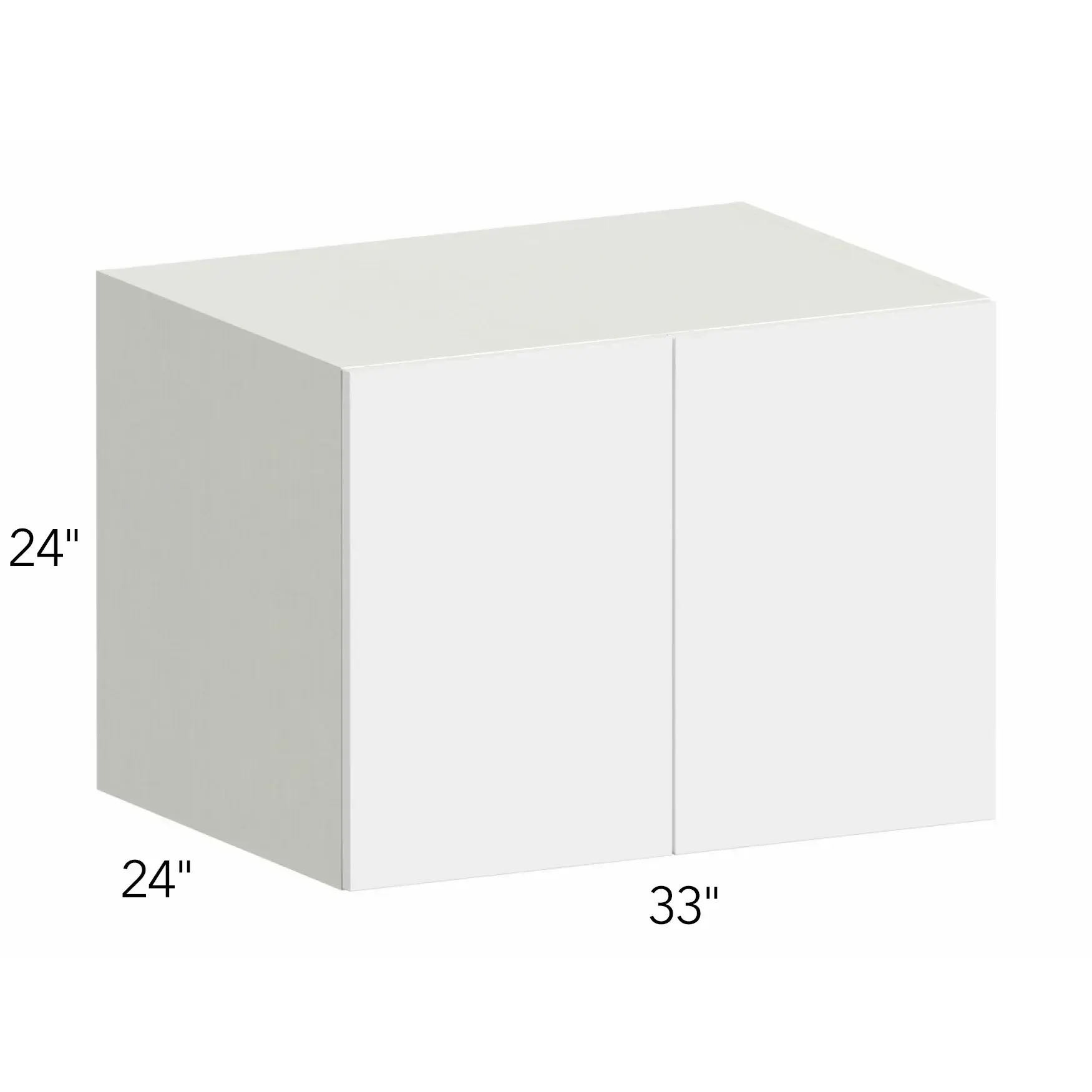Ovela® Tuscany Ida 2 33"W x 24"H x 24"D Wall Cabinet (W332424)