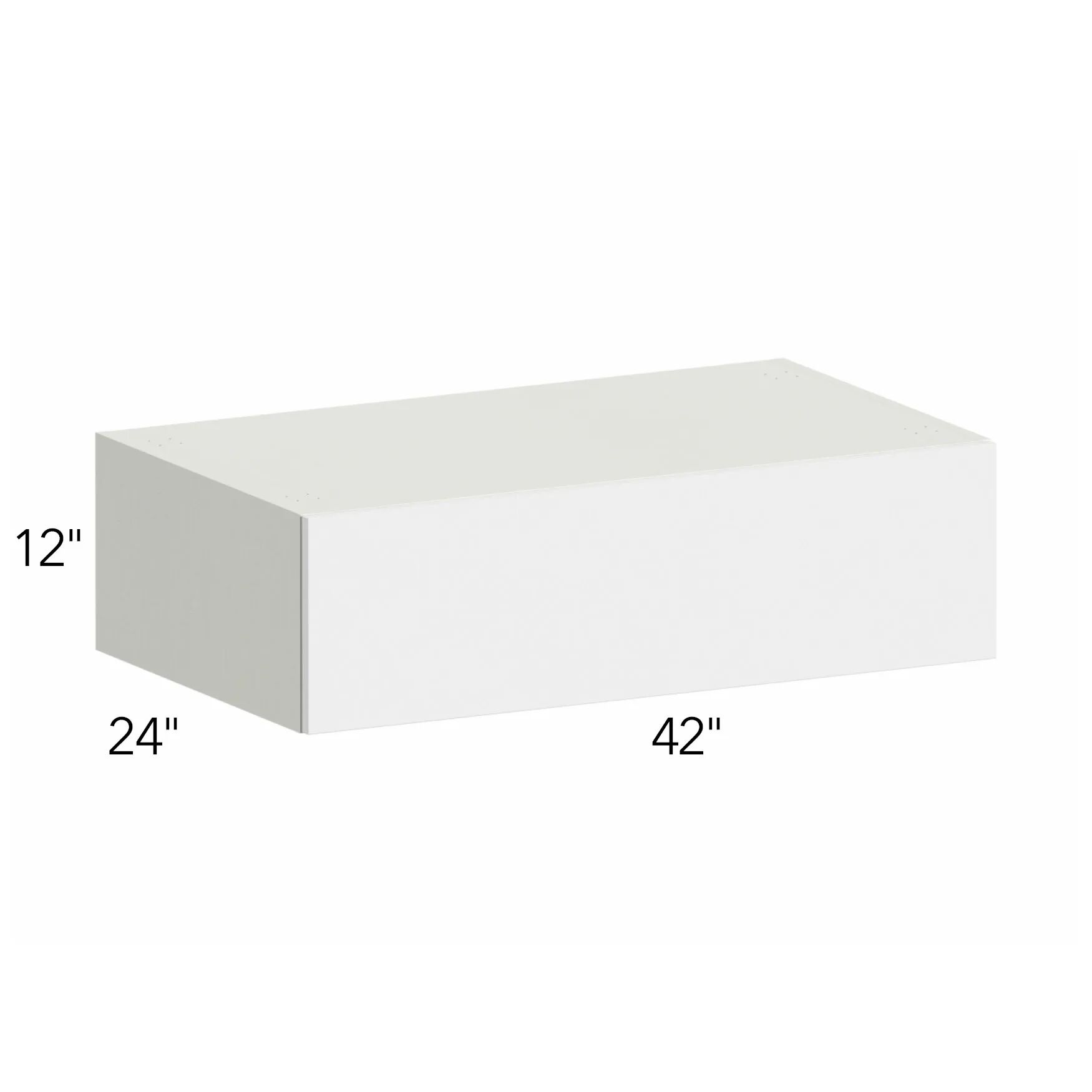 Illume® Tuscany Como Ash 1 42"W x 12"H x 24"D Wall Cabinet (W421224LU)