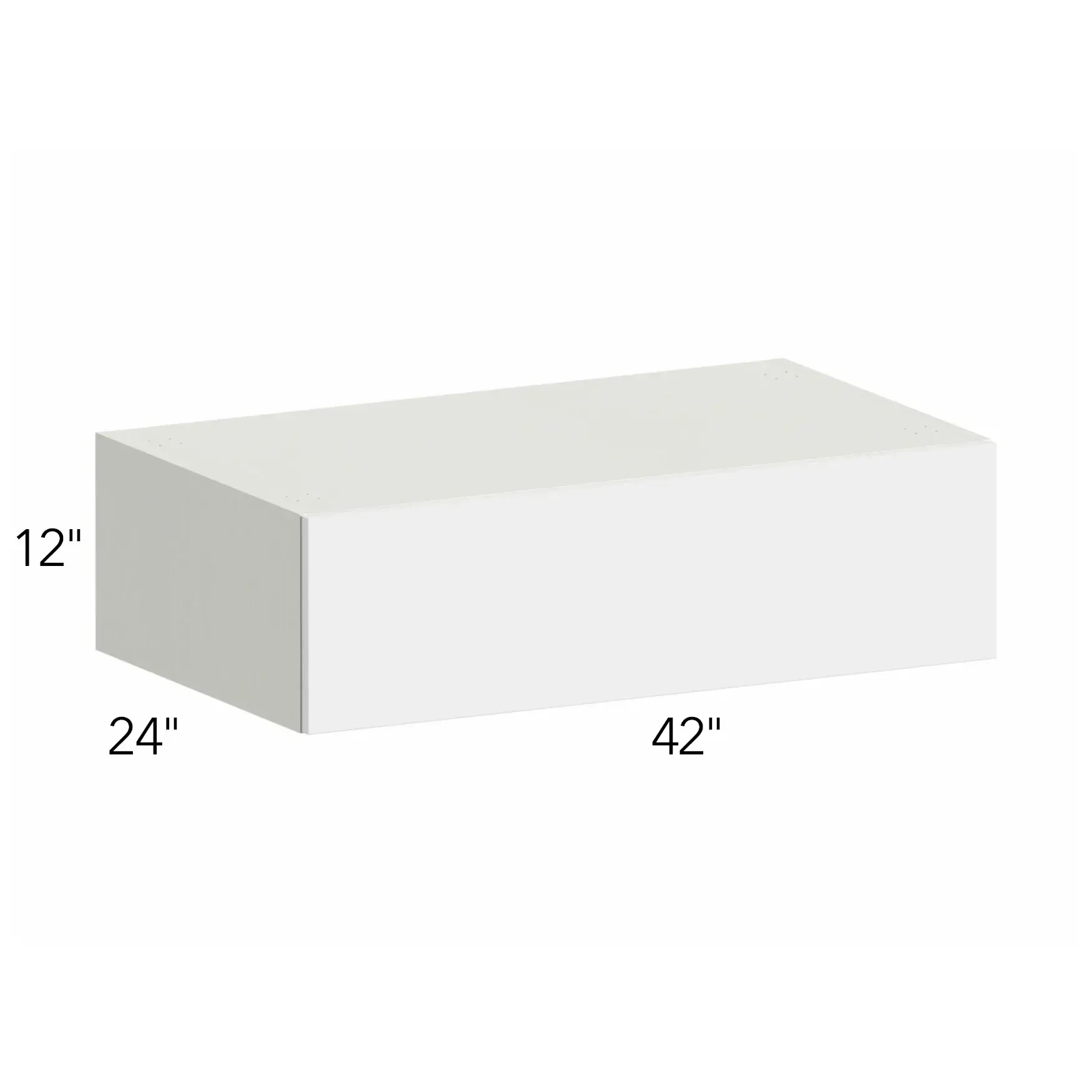 Illume® Tuscany Como Ash 1 42"W x 12"H x 24"D Wall Cabinet (W421224LU)