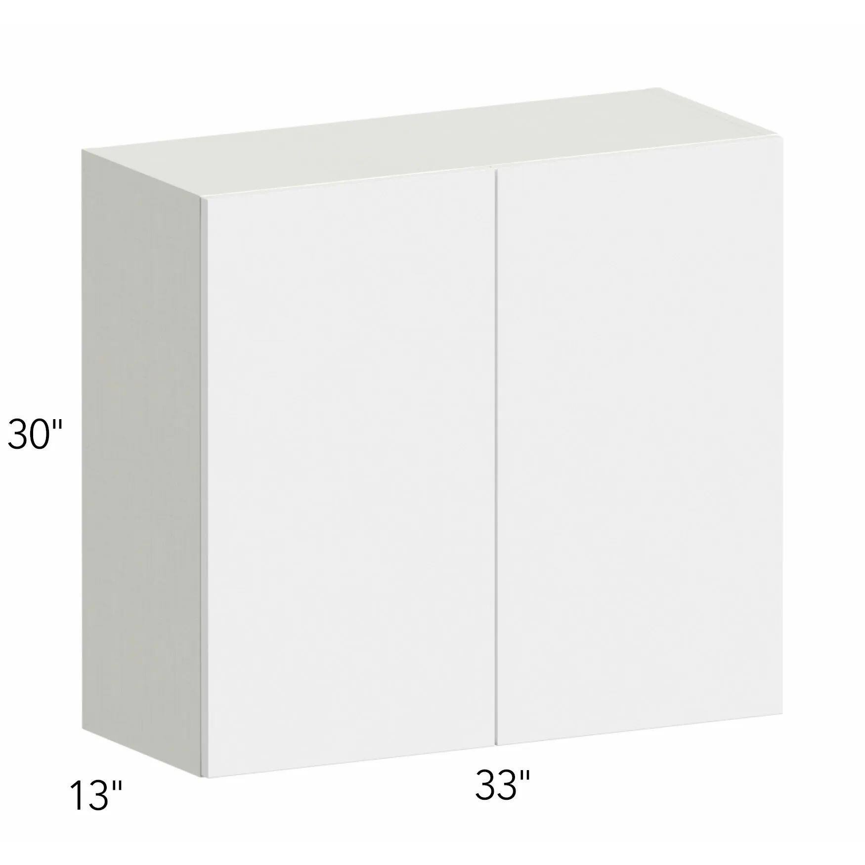 Illume® Tuscany Como Ash 2 33"W x 30"H x 13"D Wall Cabinet (W3330)