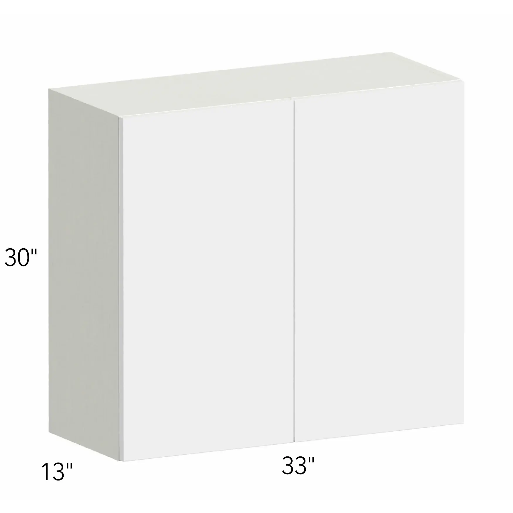 Illume® Tuscany Como Ash 2 33"W x 30"H x 13"D Wall Cabinet (W3330)