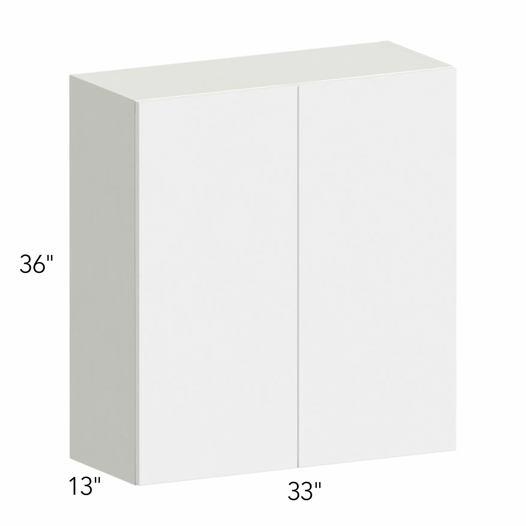 Illume® Tuscany Como Ash 2 33"W x 36"H x 13"D Wall Cabinet (W3336)