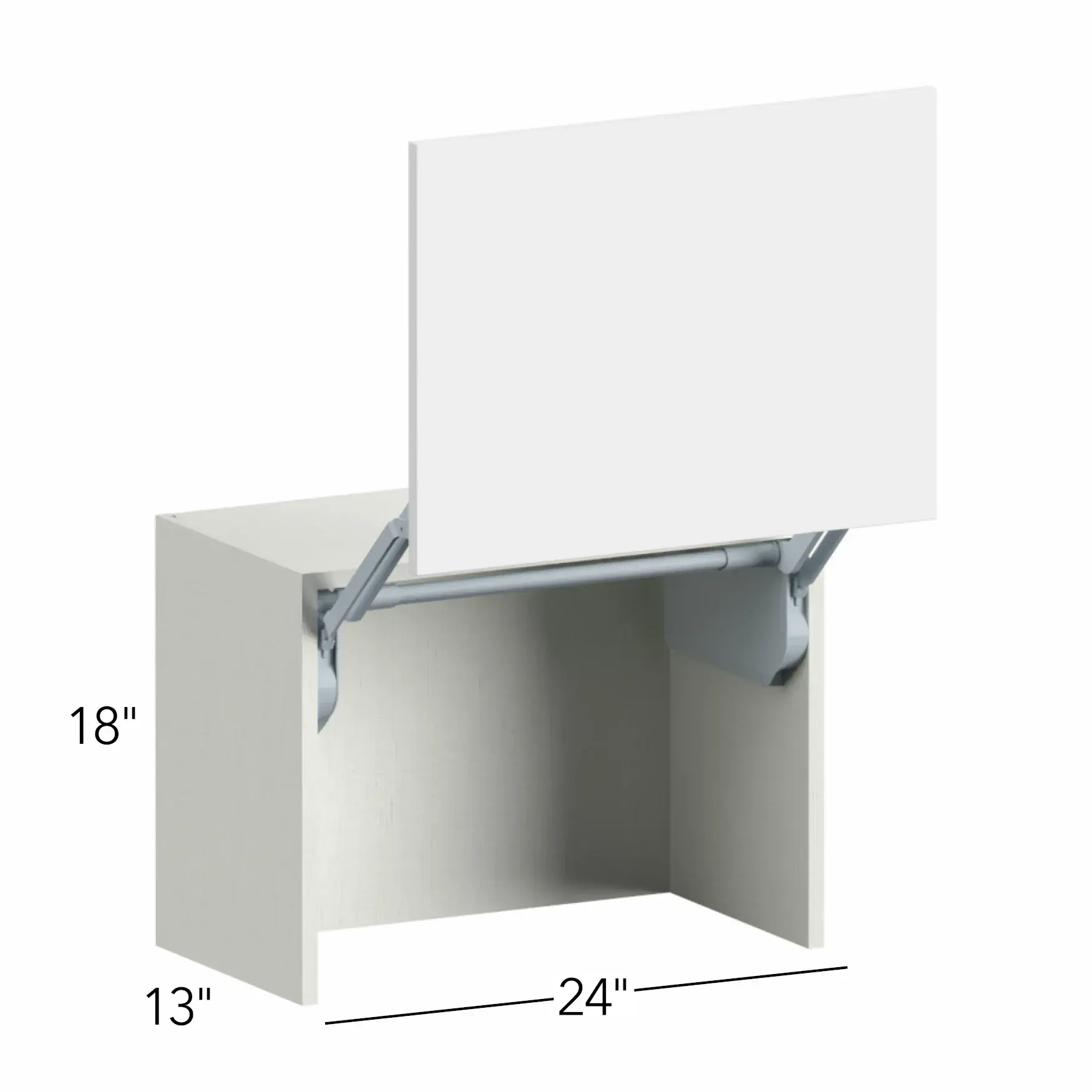 Ovela® Tuscany Ida 2 24"W x 18"H x 13"D Wall Appliance Cabinet (WAC2418)