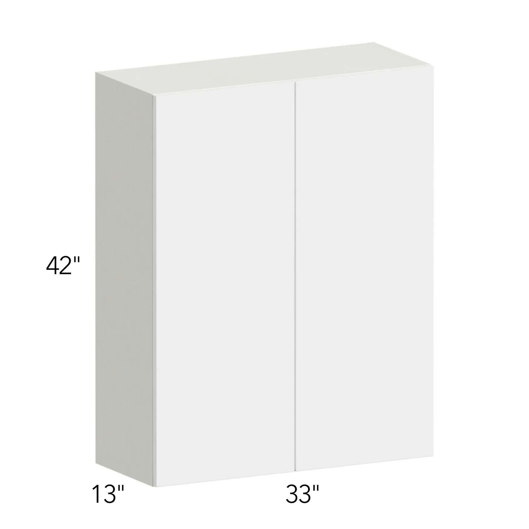 Ovela® Tuscany Ida 2 33"W x 42"H x 13"D Wall Cabinet (W3342)