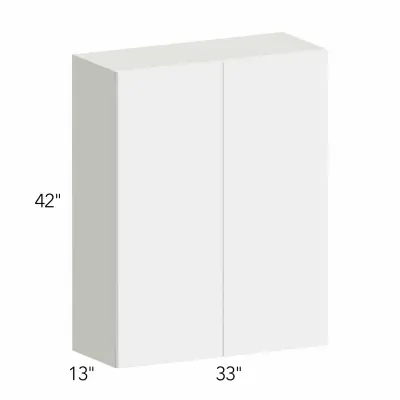 Illume® Tuscany Olmo 3 33"W x 42"H x 13"D Wall Cabinet (W3342)