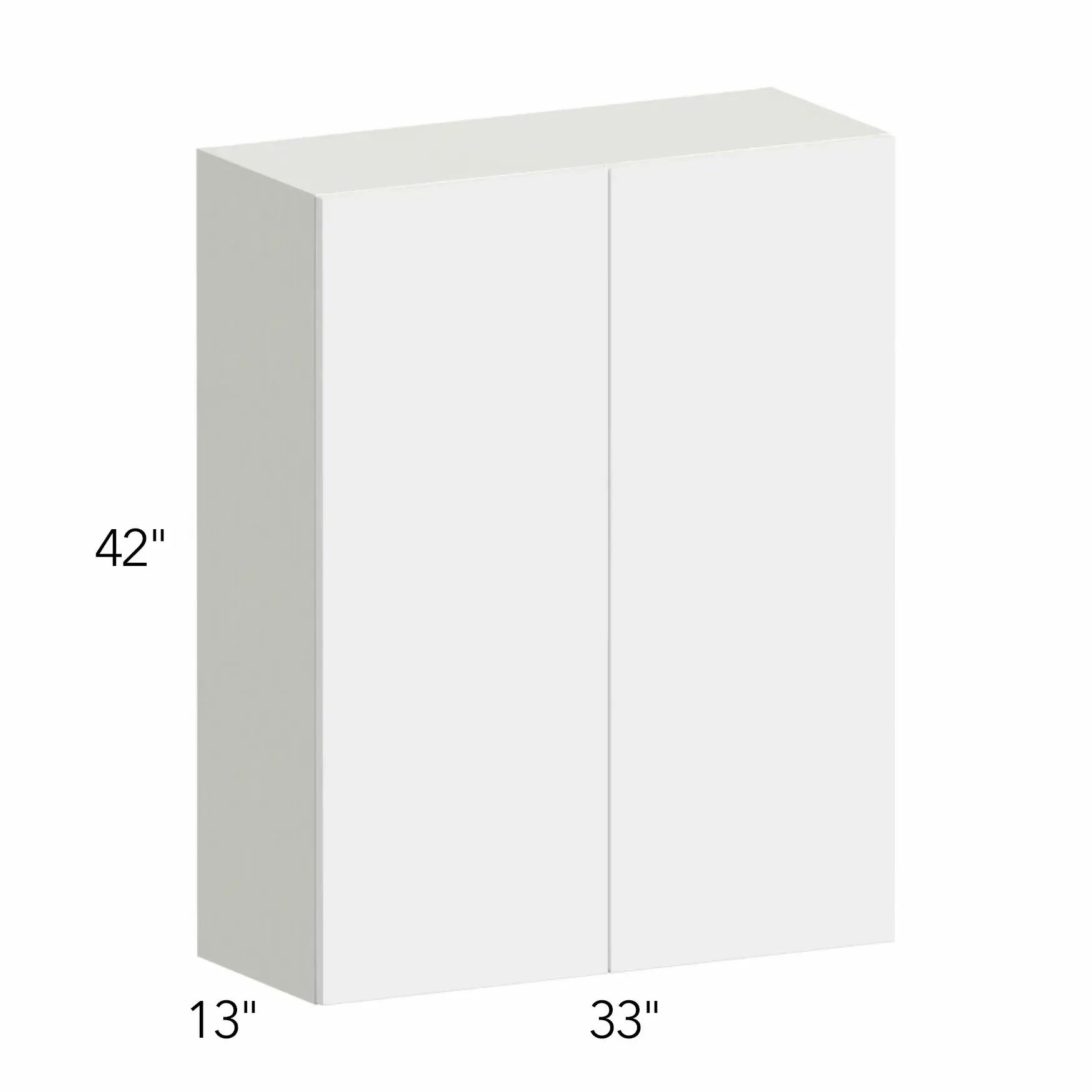 Ovela® Tuscany Ida 2 33"W x 42"H x 13"D Wall Cabinet (W3342)