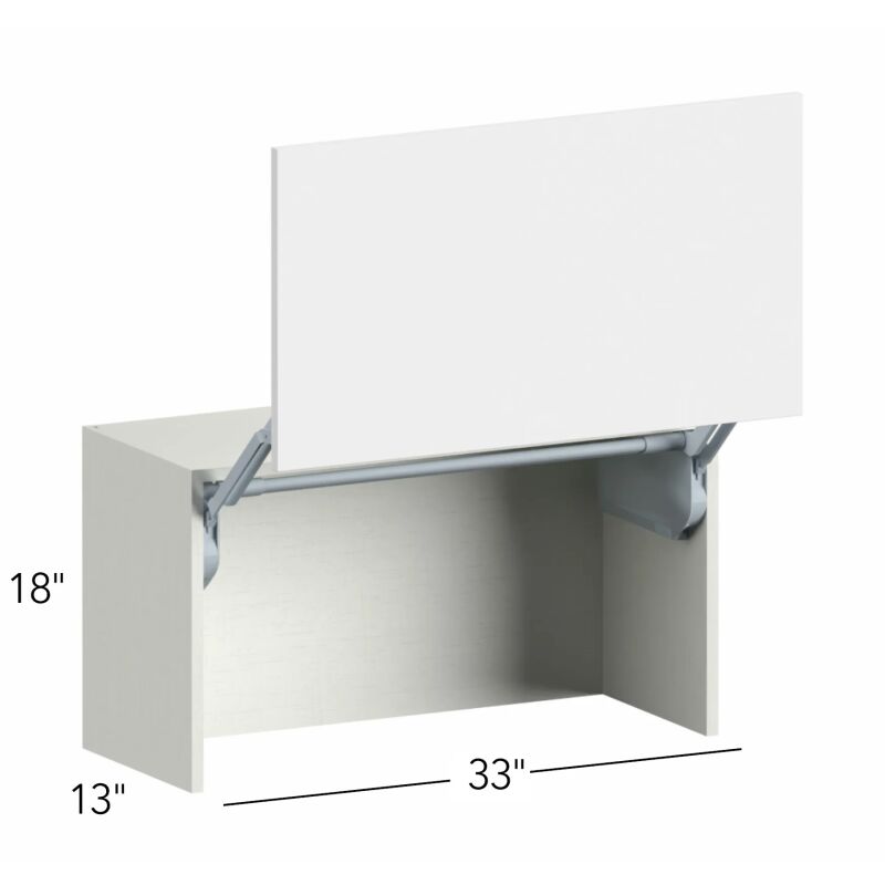 Ovela® Tuscany Olmo 3 33"W x 18"H x 13"D Wall Appliance Cabinet (WAC3318)