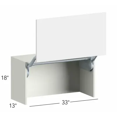 Ovela® Tuscany Olmo 3 33"W x 18"H x 13"D Wall Appliance Cabinet (WAC3318)