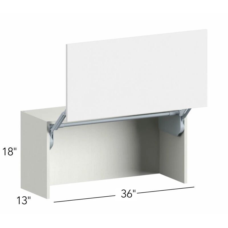 Ovela® Tuscany Como Ash 2 36"W x 18"H x 13"D Wall Appliance Cabinet (WAC3618)