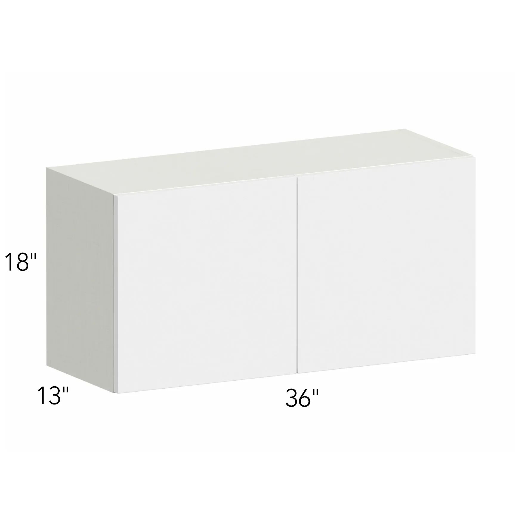 Ovela® Tuscany Blanco 36"W x 18"H x 13"D Wall Cabinet (W3618)