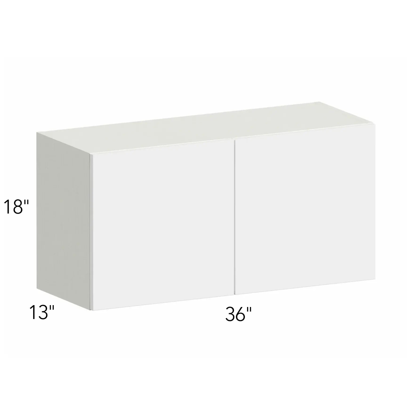 Ovela® Tuscany Blanco 36"W x 18"H x 13"D Wall Cabinet (W3618)