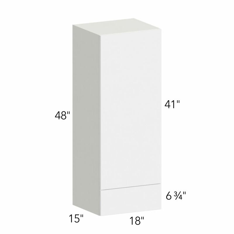 Ovela® Tuscany Ida 2 18"W x 48"H x 15"D Wall Cabinet with Drawers (WD1848)