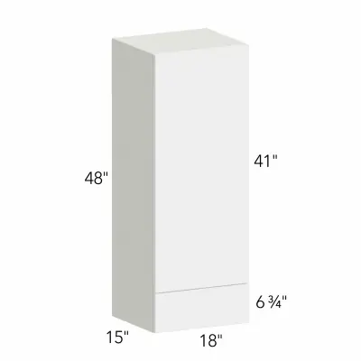 Ovela® Tuscany Ida 2 18"W x 48"H x 15"D Wall Cabinet with Drawers (WD1848)