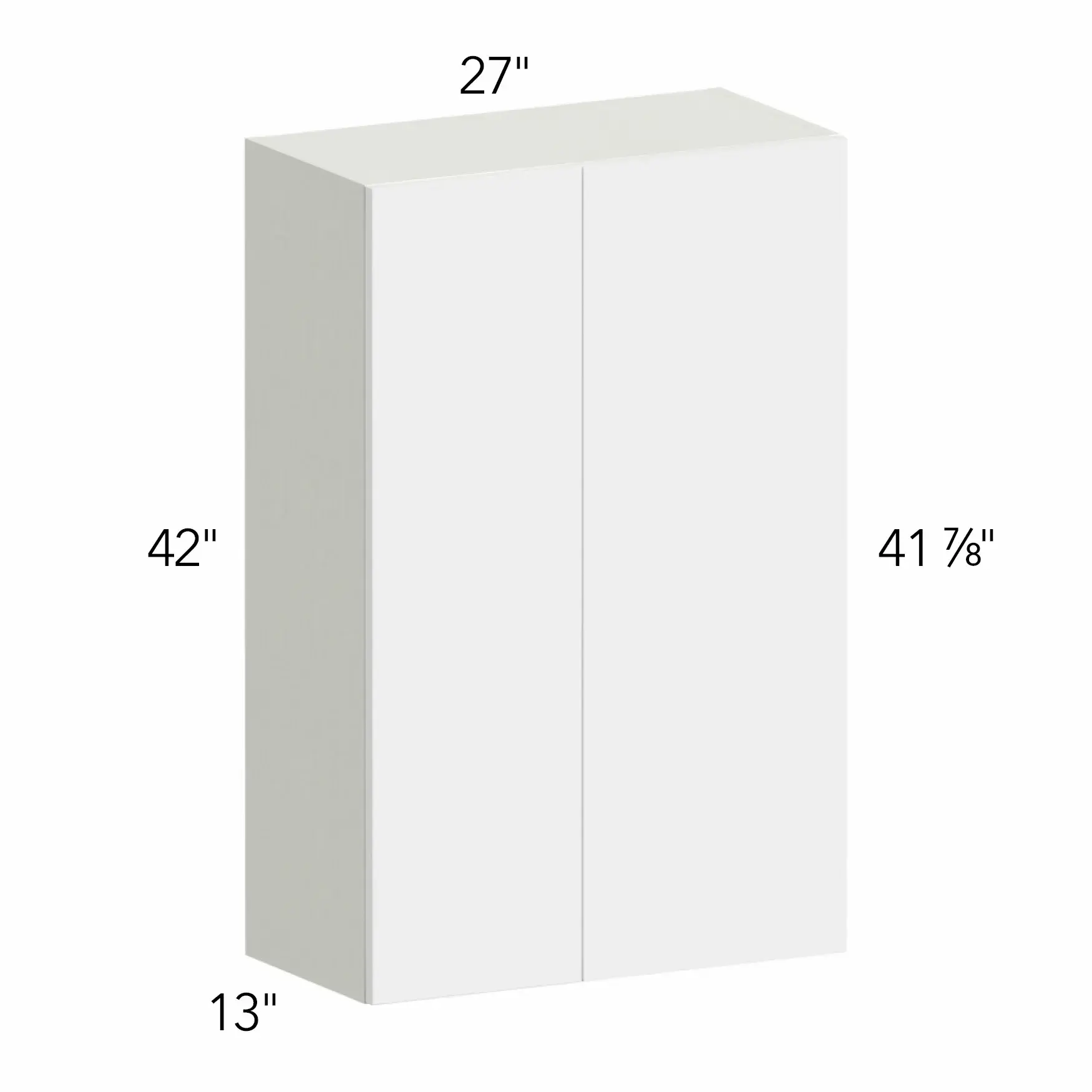 Ovela® Catalina Como Ash 2 27"W x 42"H x 13"D Blind Corner Cabinet (WBC2742)