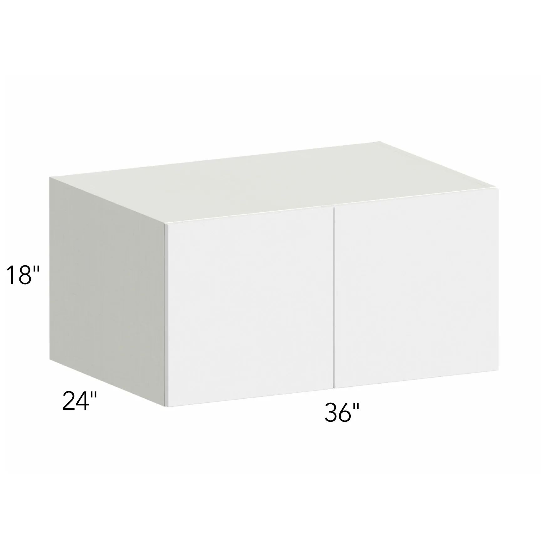 Ovela® Tuscany Ida 2 36"W x 18"H x 24"D Wall Cabinet (W361824)