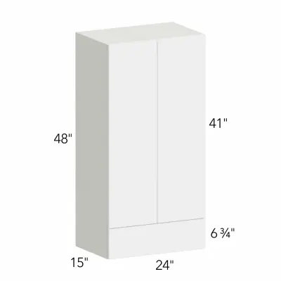 Illume® Tuscany Woodline 3 24"W x 48"H x 15"D Wall Cabinet with Drawers (WD2448)
