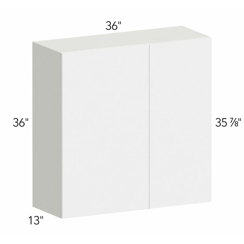 Ovela® Catalina Como Ash 2 36"W x 36"H x 13"D Blind Corner Cabinet (WBC3636)