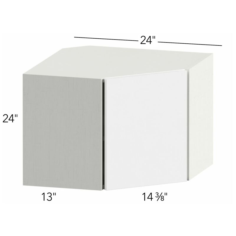 Illume® Tuscany Ida 1 24"W x 18"H x 24"D Diagonal Corner Wall Cabinet (WDC2418)
