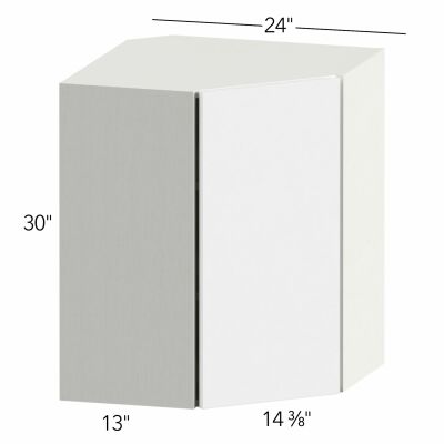 Illume® Tuscany Cashmere 24"W x 30"H x 24"D Diagonal Corner Wall Cabinet (WDC2430)