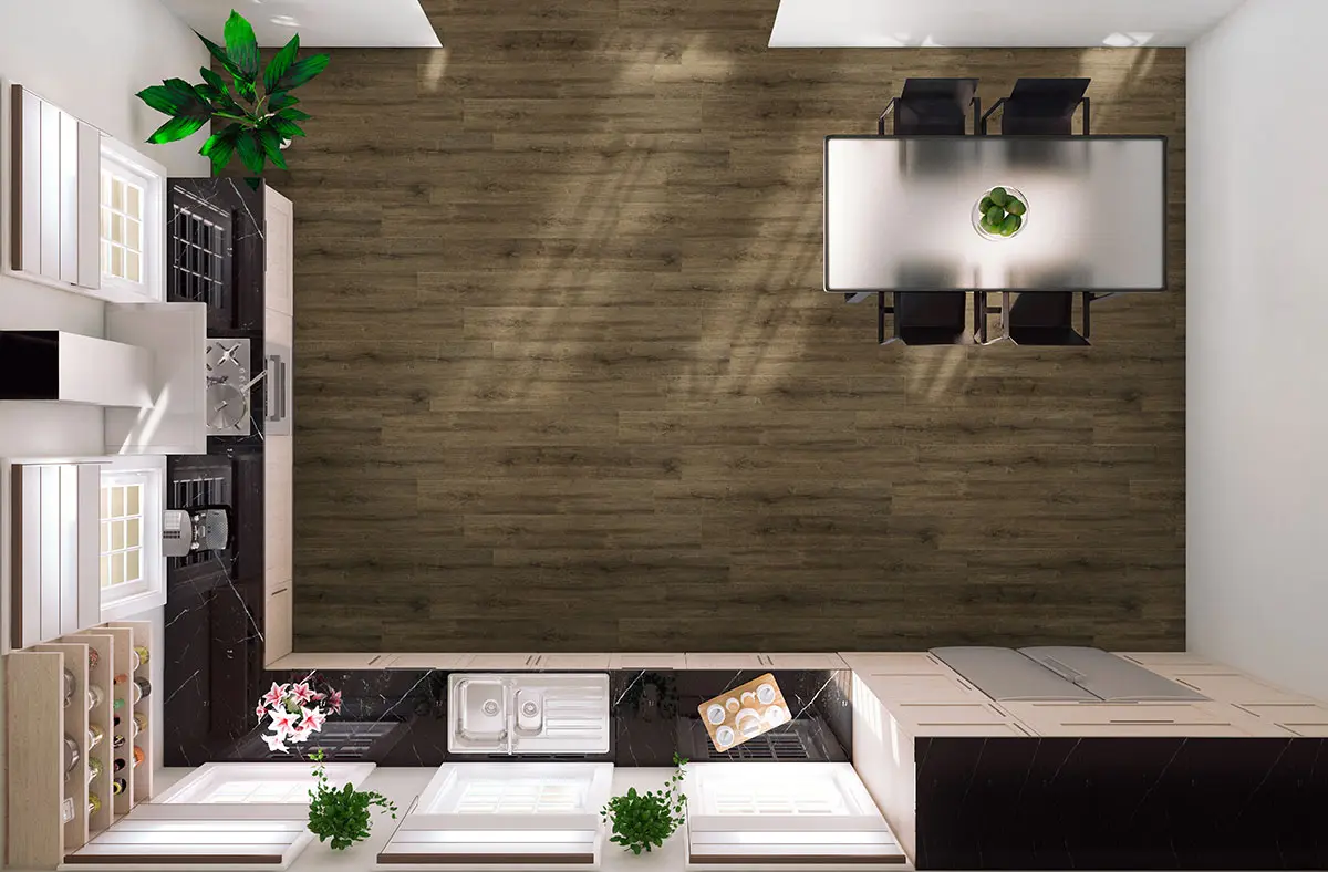 Cyrus® Walnut Waves® Luxury Vinyl Planks