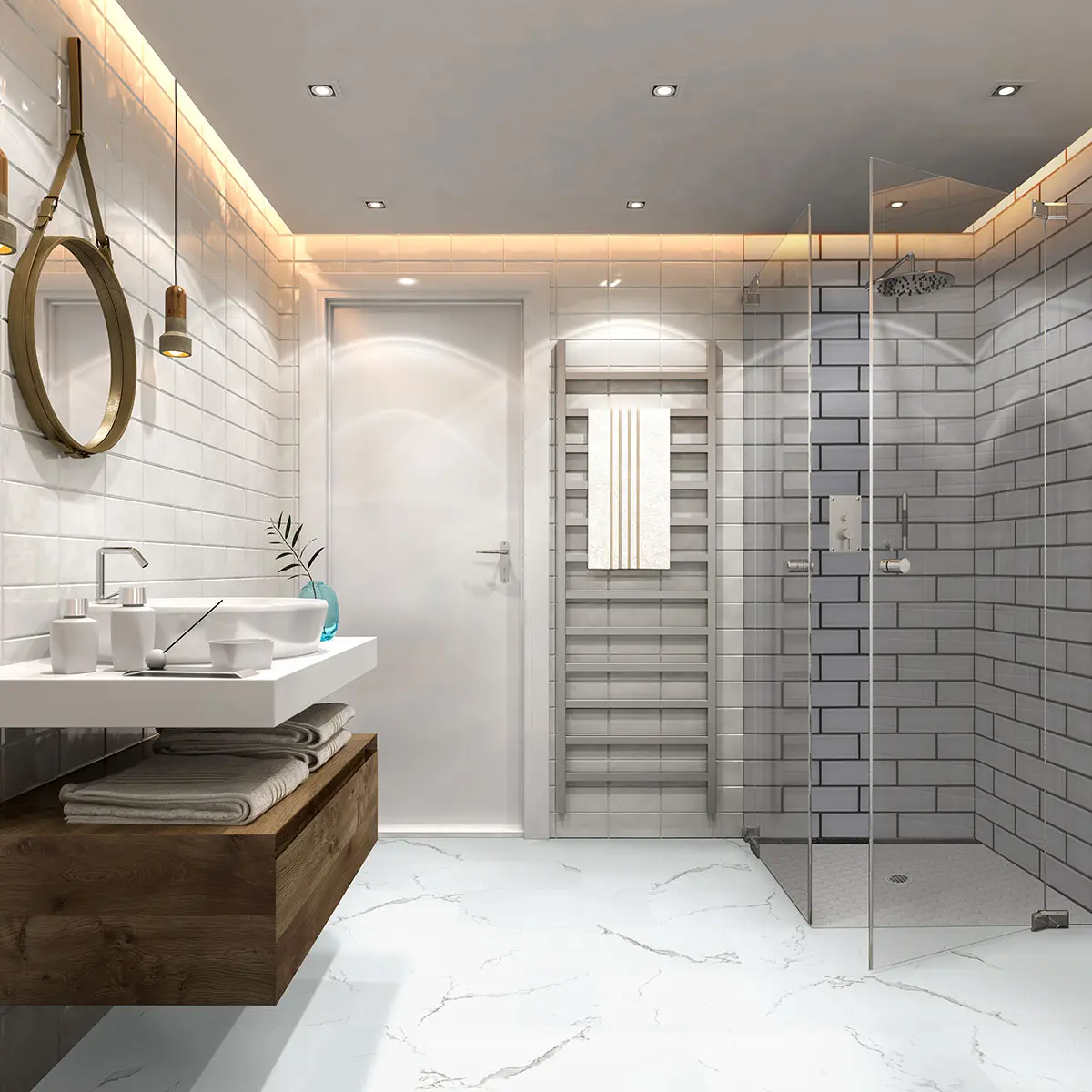 Trecento® Calacatta Serra® Luxury Vinyl Tile