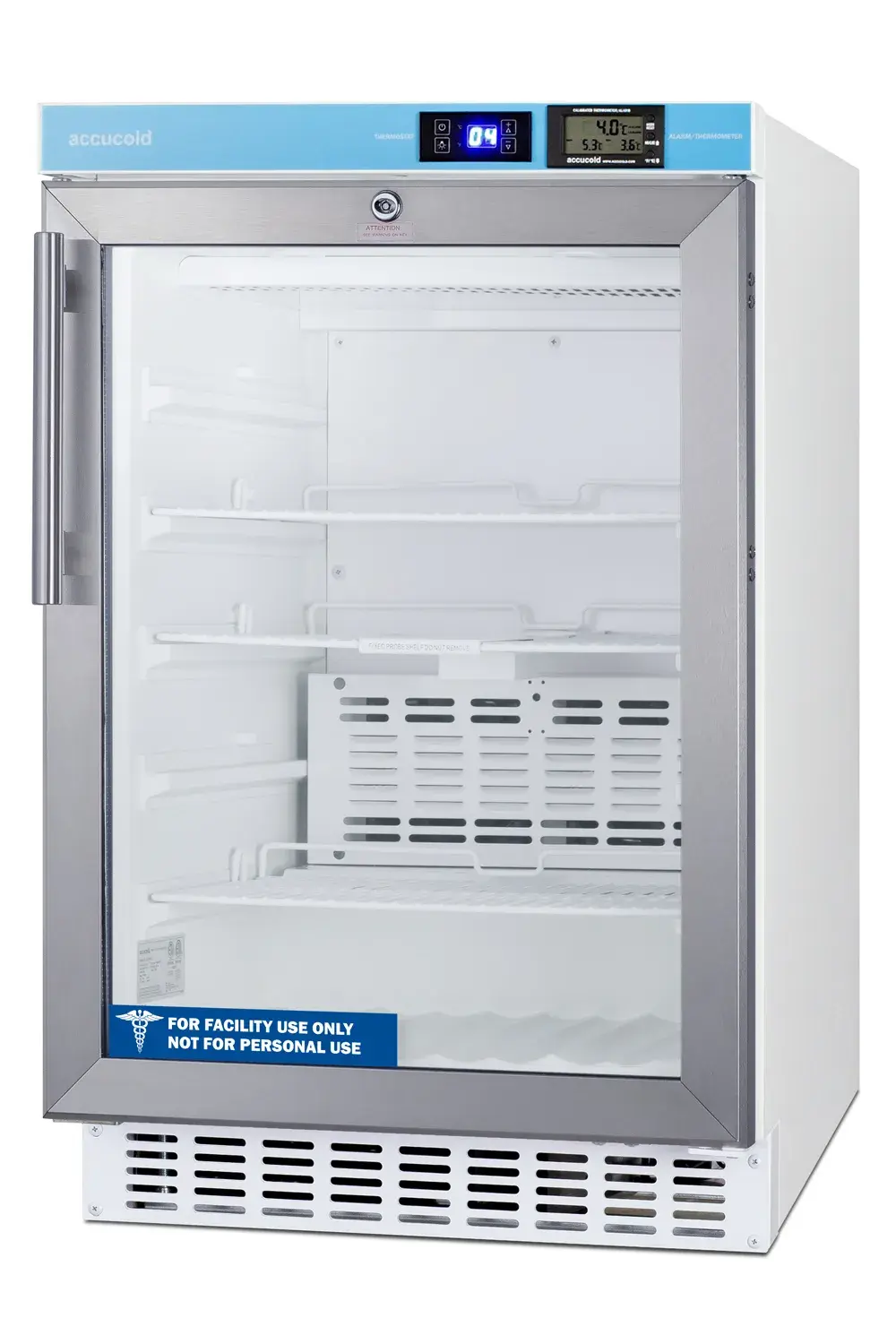 Summit ACR46GLCAL 20" Wide Built-In Pharmacy All-Refrigerator, ADA Compliant