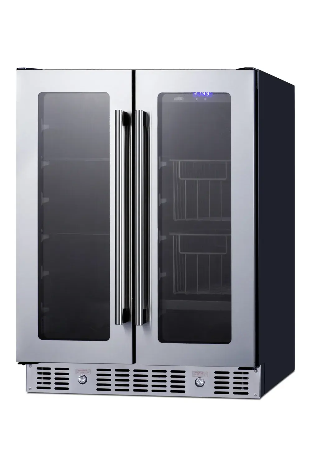 Summit ALFD24WBVPANTRY 24" Built-In Dual-Zone Produce Refrigerator, ADA Compliant