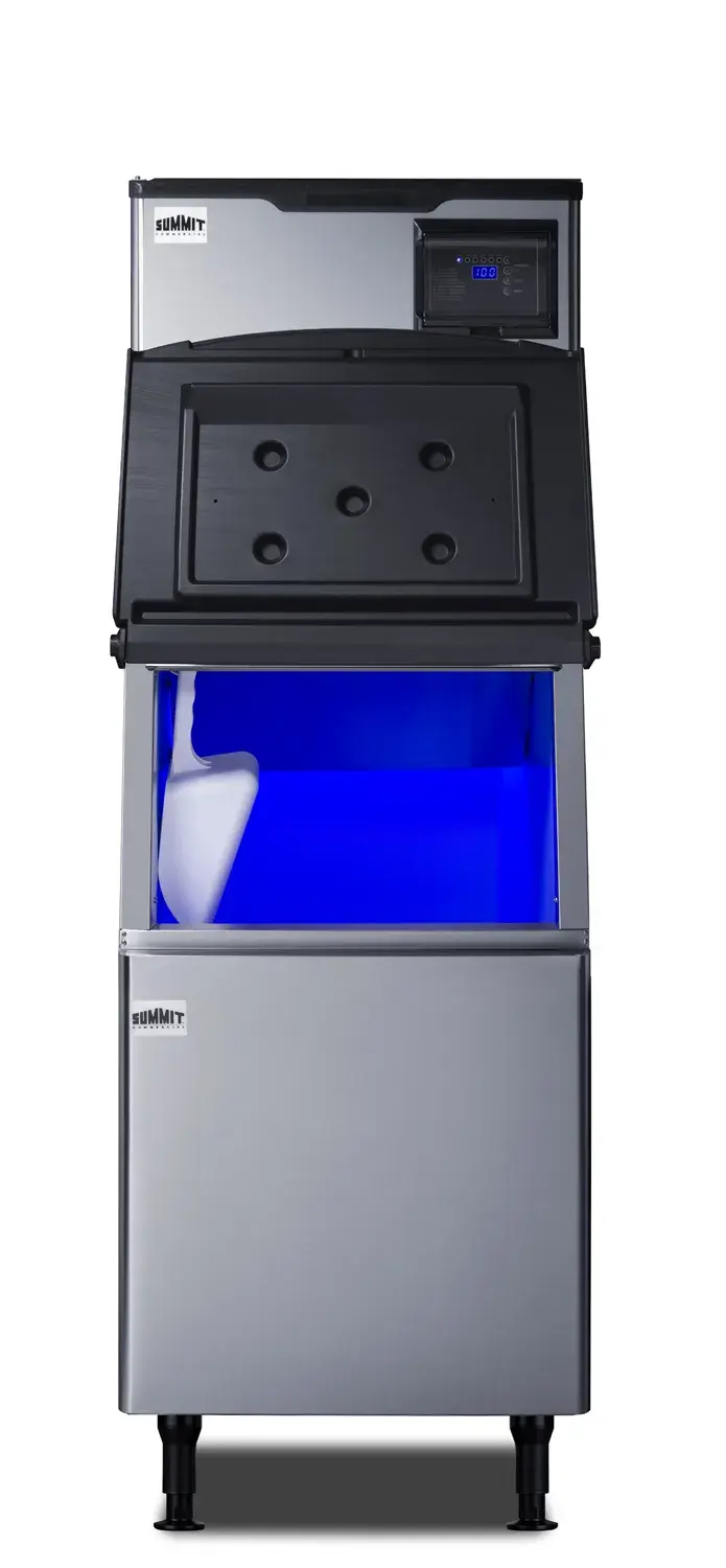 Summit BIM352KBIN 350 lb. Commercial Ice Machine With Stainless Steel Bin