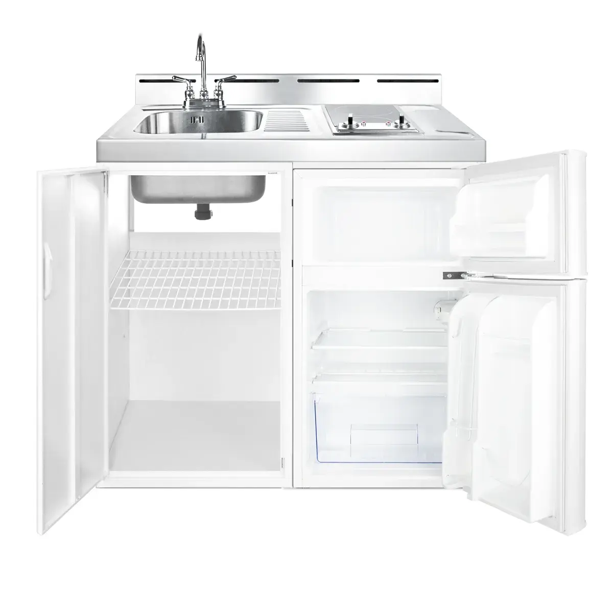 Summit C39ELGLASS 39" Wide All-In-One Kitchenette