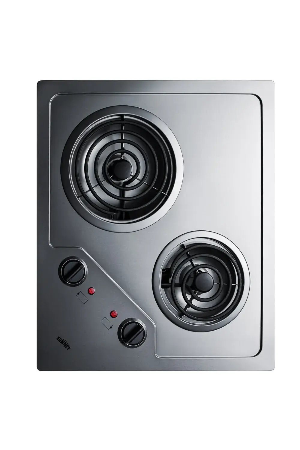 Summit CR2B122 21" Wide 115V 2-Burner Coil Cooktop