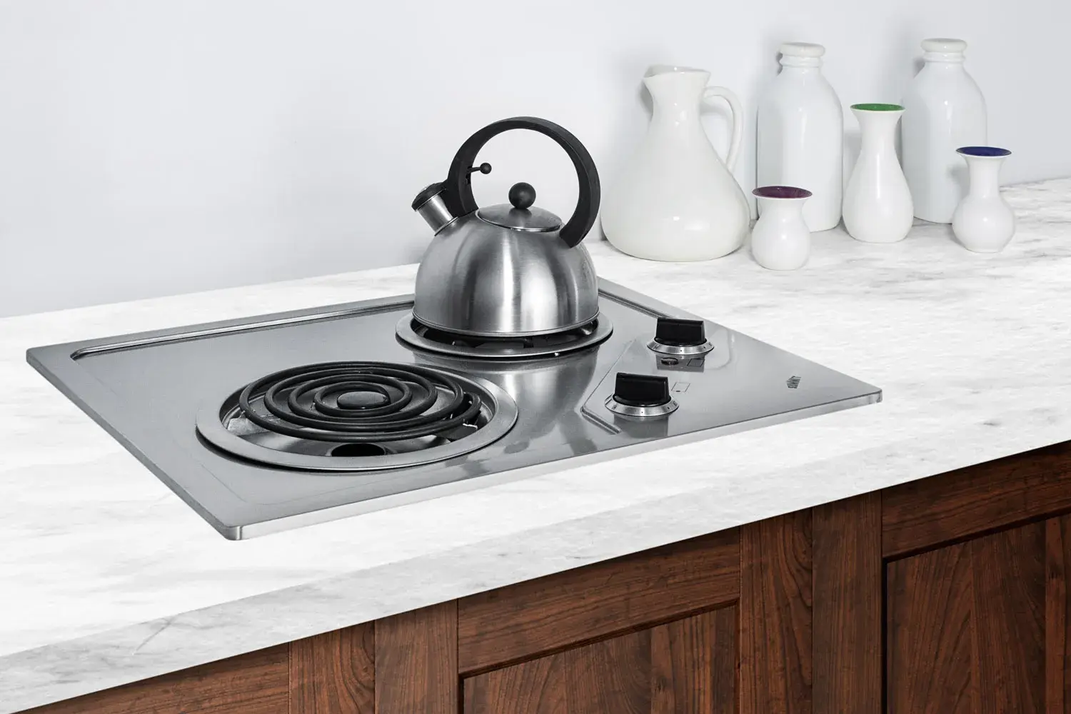 Summit CR2B224S 21" Wide 230V 2-Burner Coil Cooktop