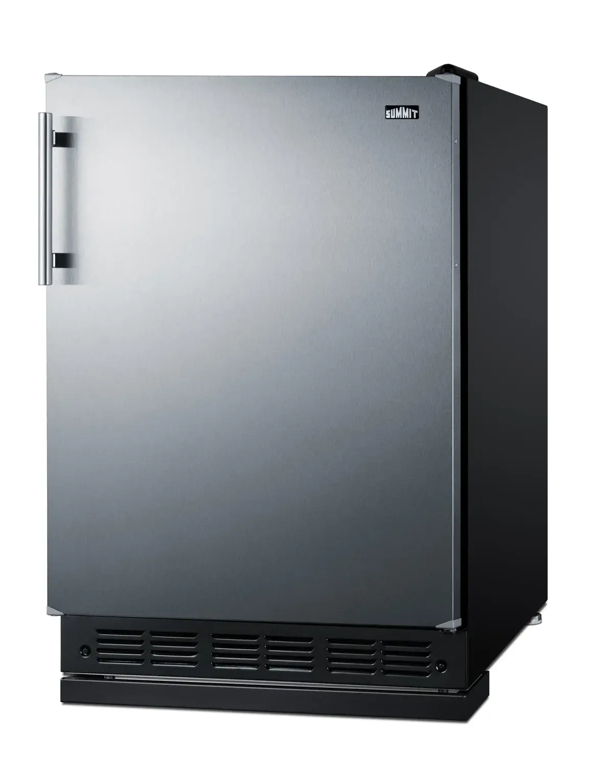 Summit CT66BK2SSRS 24" Wide Refrigerator-Freezer