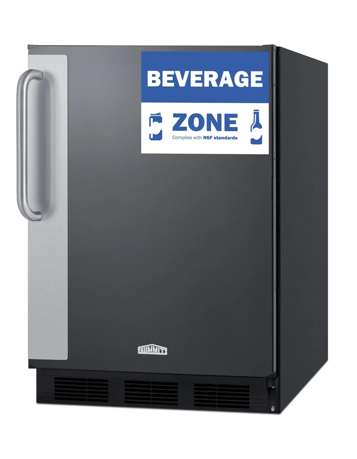 Summit FF6BK7BZADA 24" Wide All-Refrigerator, ADA Height
