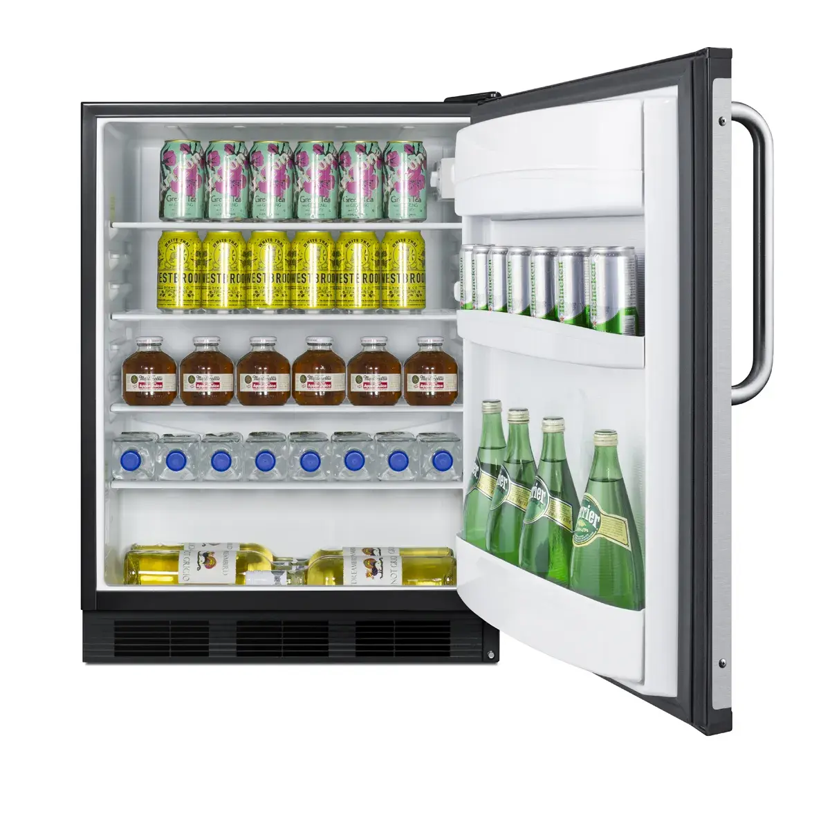 Summit FF6BK7BZADA 24" Wide All-Refrigerator, ADA Height