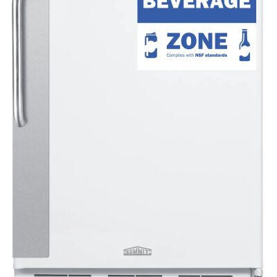 Summit FF6W7BZADA 24" Wide All-Refrigerator, ADA Height