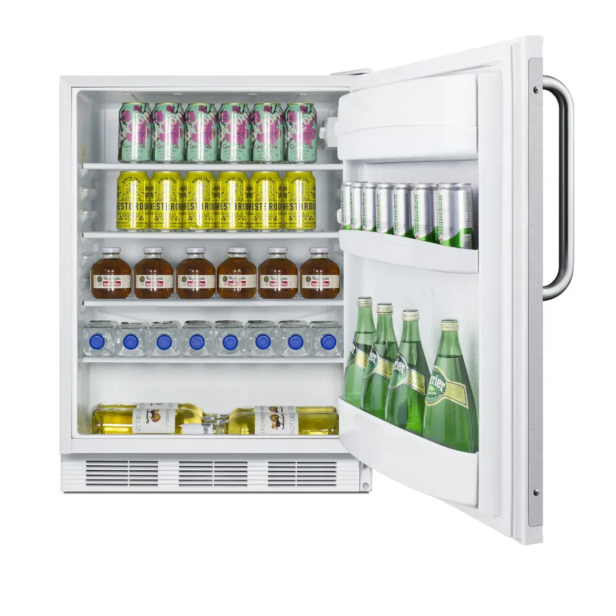 Summit FF6W7BZADA 24" Wide All-Refrigerator, ADA Height