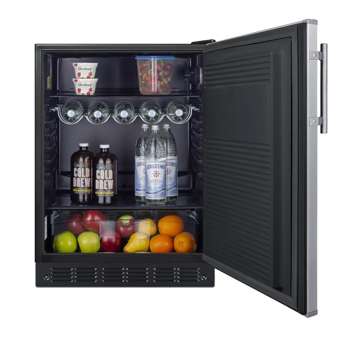 Summit FF708BLSSADA 24" Wide All-Refrigerator, ADA Compliant
