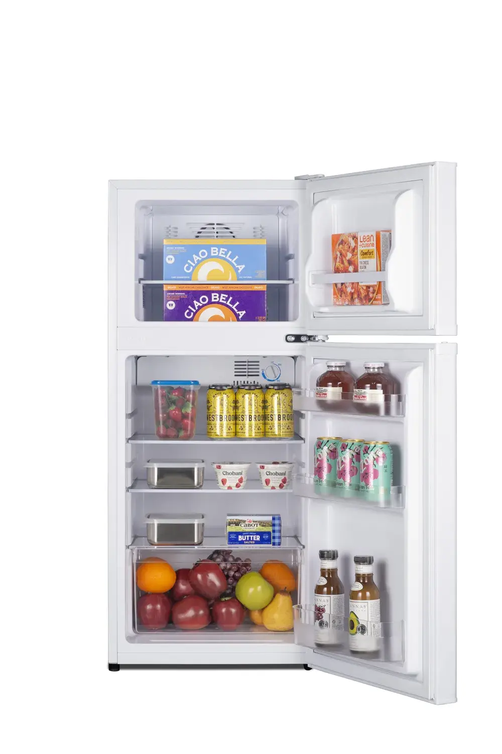 Summit FF712W 19" Wide Top Mount Refrigerator-Freezer